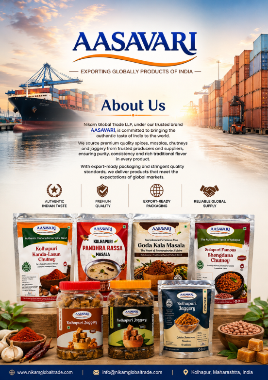 Nikam Global Trade LLP - Exporter & Sourcing Company from India