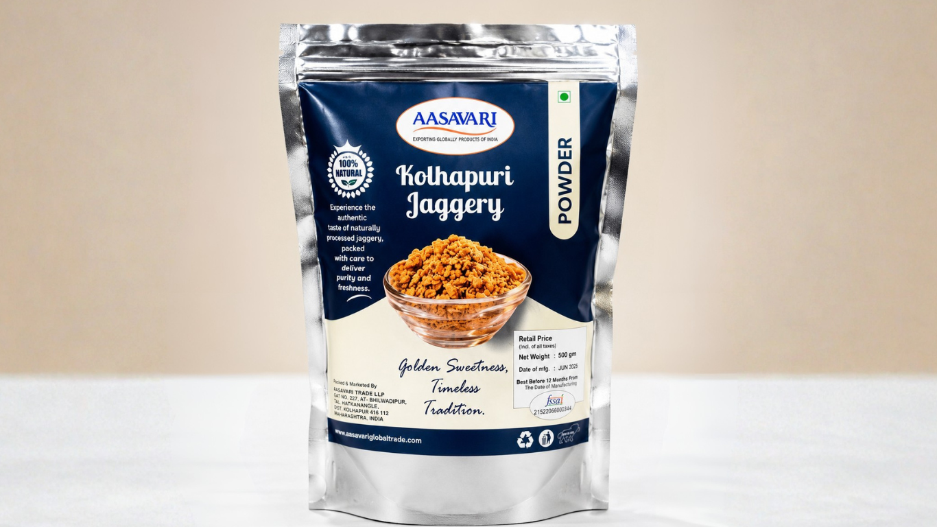 AASAVARI Jaggery Powder Supplier and Exporter from India