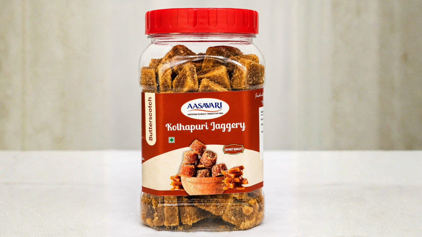 AASAVARI Butterscotch Flavoured Jaggery Supplier Exporter India