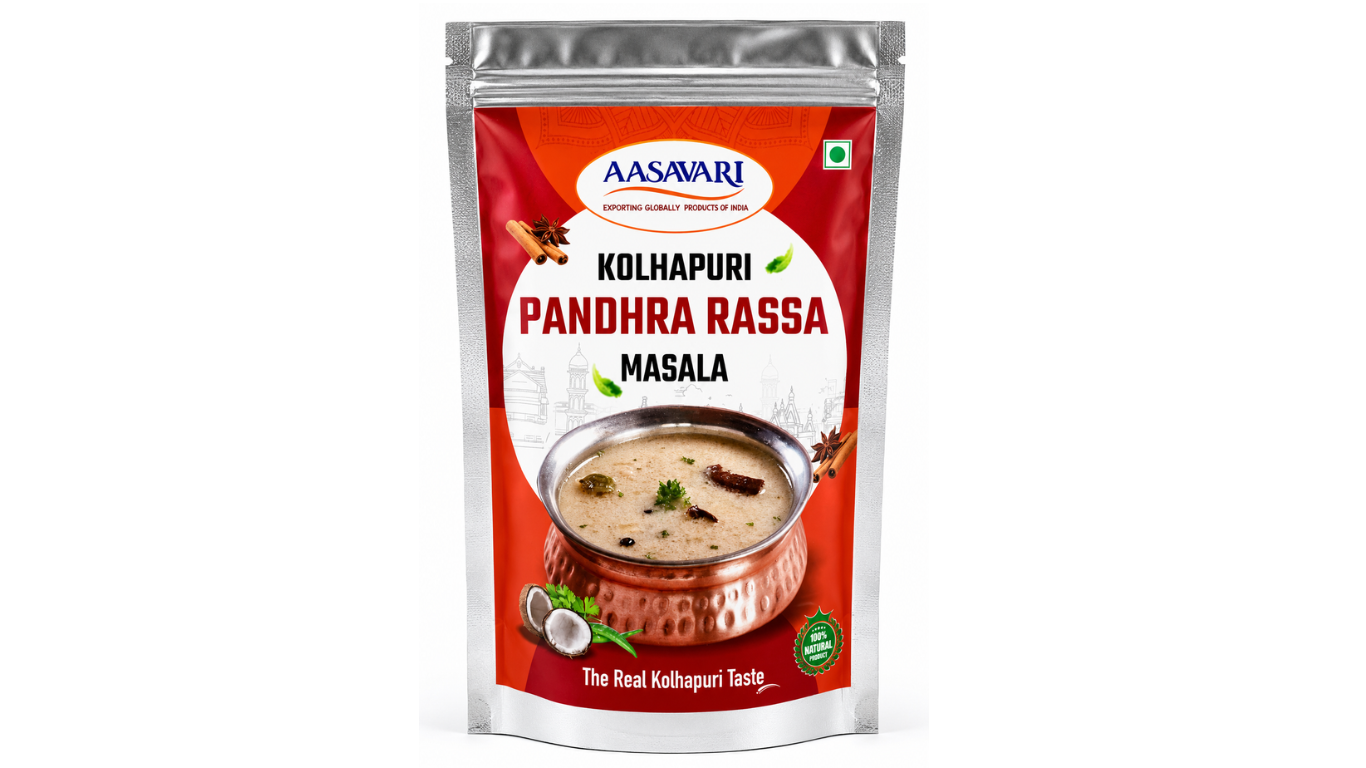 AASAVARI Kolhapuri Special Pandhra Rassa Masala Supplier Exporter India